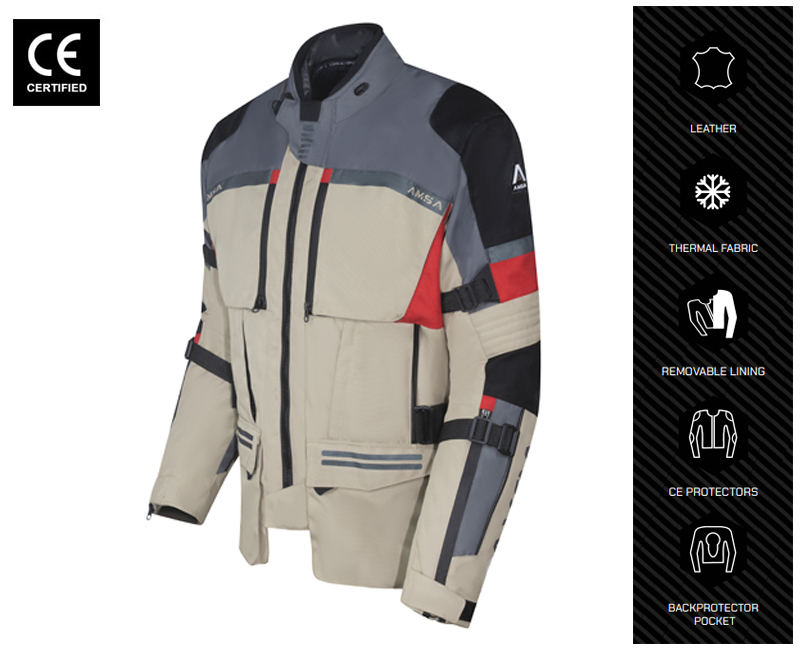 Textile Jacket view